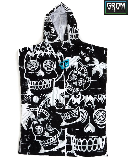 Creatures of Leisure Grom Poncho - Black White